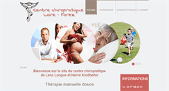 Desktop Screenshot of centre-chiropratique-loire.fr