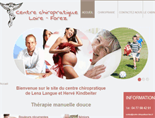 Tablet Screenshot of centre-chiropratique-loire.fr